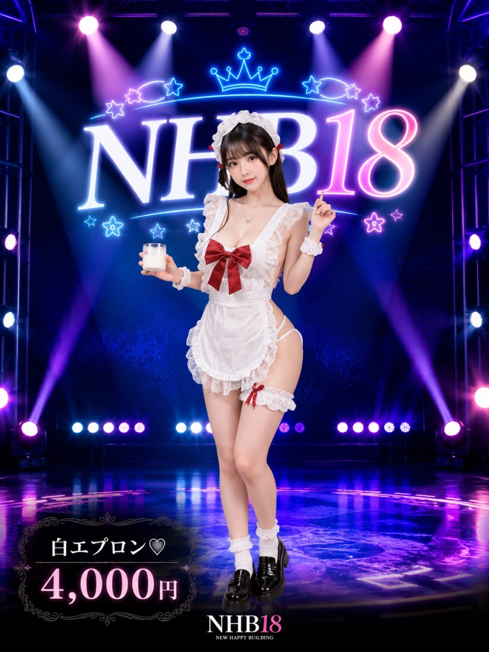白エプロン♡